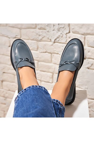 Joana Pantofi dama casual Albastri din Piele Ecologica Osmara