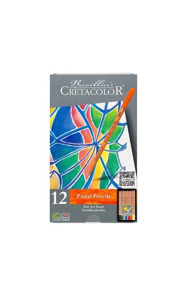 GLANCE Cretacolor Fine Art Pastel Pencil Set of 12 25X35 15 Sheets Technical Drawing Paper 200 Gr