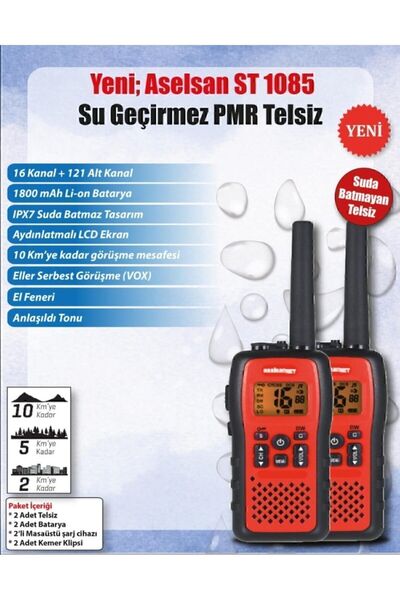 ASELSAN St1085 Pmr 10 Km Ikili El Telsizi