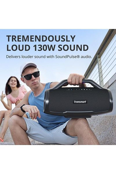 Tronsmart Tronsmart Bang Max Portable Bluetooth Speaker, 130W Powerful Loud Speaker with Deep Bass Black
