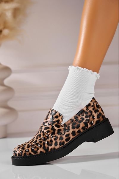 Joana Women's Casual Shoes Animal Print Made of Akeria Ecological Leather