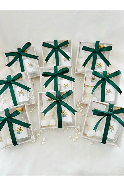 VELSIA YENİDOĞAN BEBEK HEDİYESİ ÇİKOLATA KUTUSU 15 AD (CAM ŞİŞE ETİKETLİ KOLO...