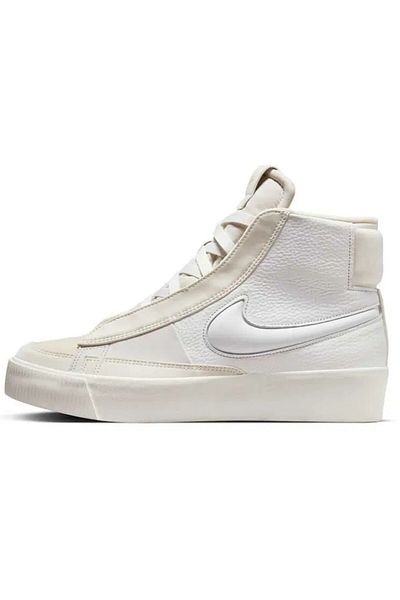 Nike White Blazer Mid Victory Genuine Leather High Top Women's Sneaker Shoes