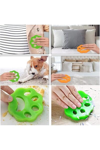 Yelajoy Silicone Pet Hair Remover Stick, Hand Wash & Machine Washable, Silico...