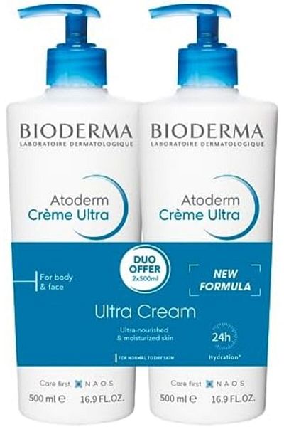 Bioderma كريم مرطب من بيوديرما، عبوة من قطعتين