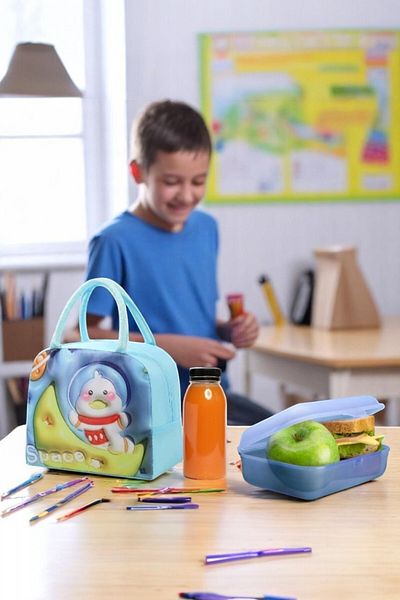 SürLaz Lunch Box and Thermos Food Carrying Bag for Kids Practical Solution for School, Picnic, Park