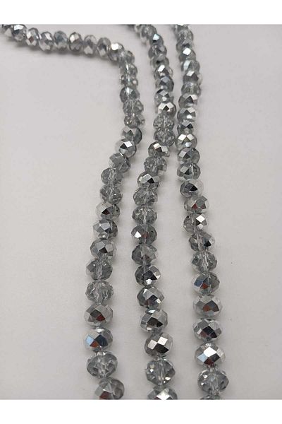 Ralp Moda 8mm Semi-Silver Crystal Beads Are Used for Jewelry and Bag Making