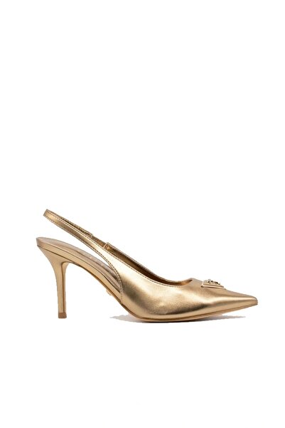 Guess Nassir Women's Brown Heeled Shoes Fljnaslel05-Bronze