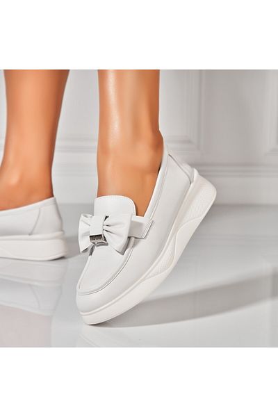 Joana Pantofi dama casual Albi din Piele Ecologica Nikita