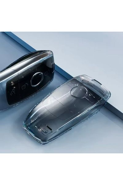 YıldızTuning Mercedes Gls Transparent-Smoked Key Case Cover
