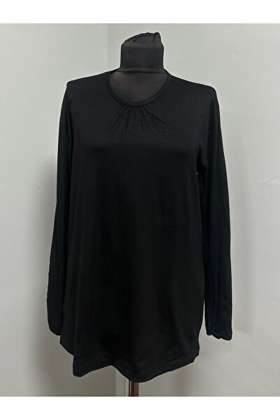 ÖZDEV Bluză pentru femei Rikralı Mother din bumbac pieptănat cu mâneci brodat...