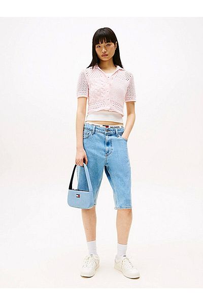 Tommy Hilfiger Tjw Ess Must Shoulder Bag Denim Dámská taška přes rameno Aw0aw173630gy