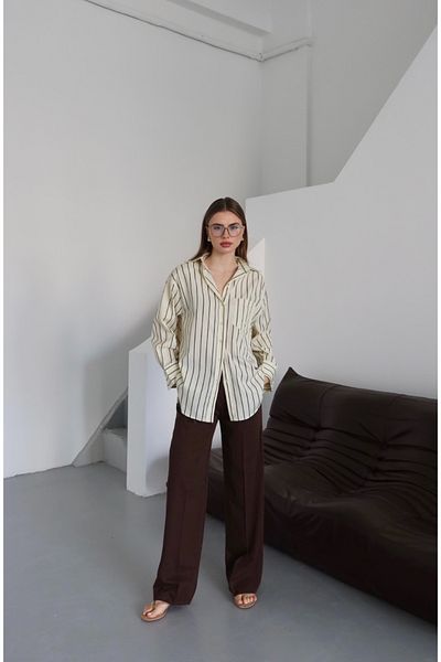 Laluvia Риза на жълти райета Лийдс - 103143