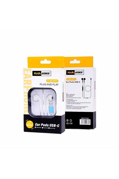 MARAKOKO Hear it white ma-ep41-63-72-typ-c