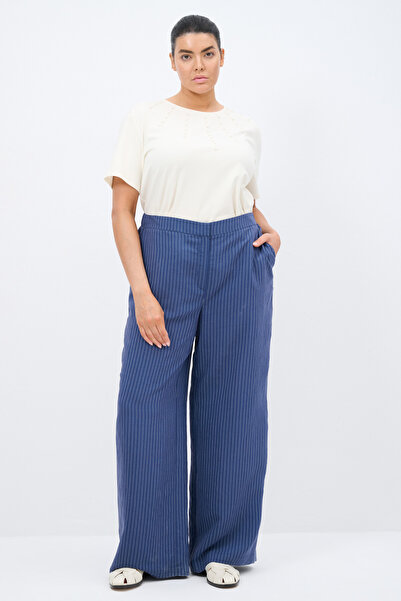 Love My Body Çizgili Pantolon