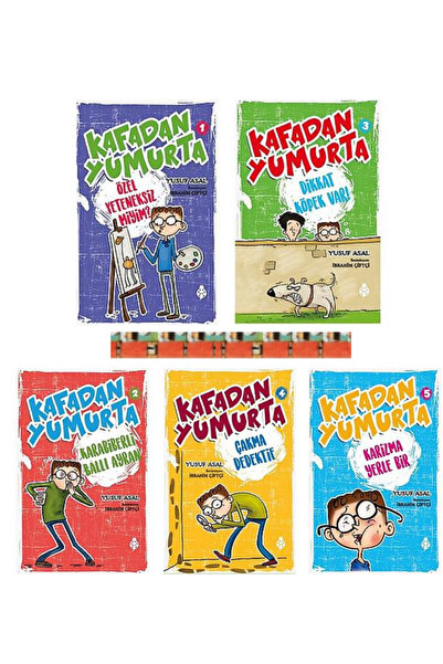 Uğurböceği Yayınları KAFADAN YUMURTA SETİ (5 Kitap) Yusuf Asal