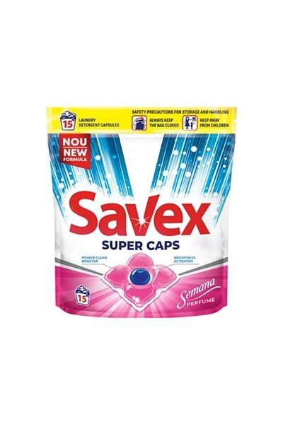SAVEX Detergent Semana Perfume Capsules, 15 Capsules