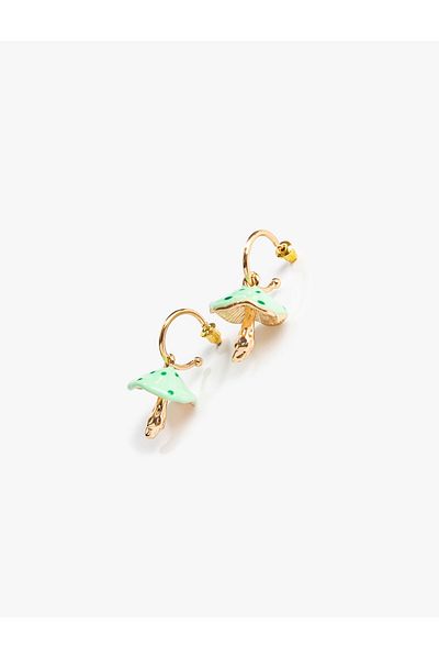 Koton Mushroom Shaped Dangle Earrings