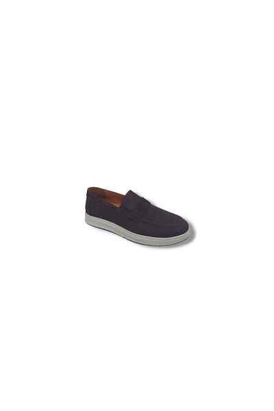 Zerhan Modesa 271 Men's Dark Brown Nubuck Leather Loafer Shoes