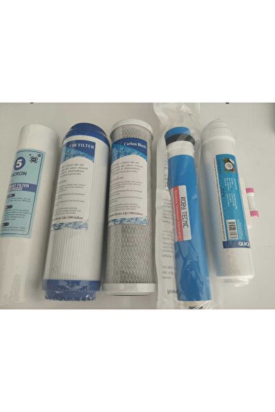 mutes Flow ve atık su çekvalfi hediyeli açık kasa su arıtma filtresi takımı