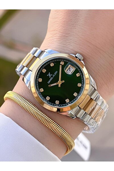 Daniel Klein Taşlı Ve Takvimli Kadran Çelik Kordon 2 Yıl Garantili Kadın Kol ...