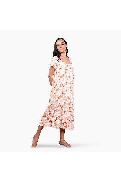 Aadaraya Floral Print Night Gown