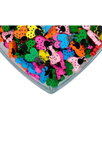 Prestij Boncuk Drvene perle u obliku bubamara u različitim bojama