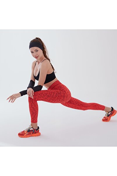 gymhams AYSCO Kegel Coral Hafif Büzgülü Korse Detaylı Push Up Kadın Seamless Spor Tayt