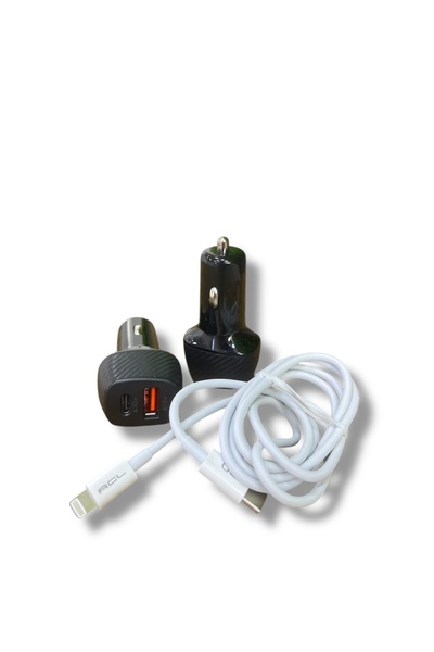 ACL HIZLI ARAÇ ŞARJI 6A 48W PD-İPHONE 1MT KABLO