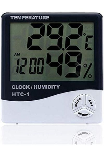 Primo Plus Temperature And Humidity Meter White/Grey