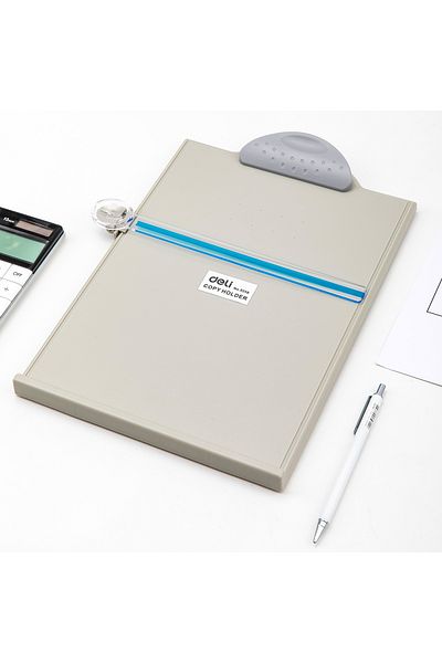 Deli Clipboard LIGHT GREY E9258