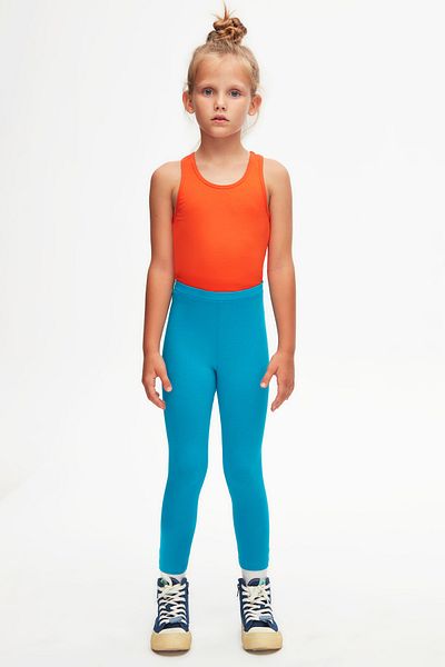 LOVETTI Dark Turquoise Basic Summer Tights for Girls