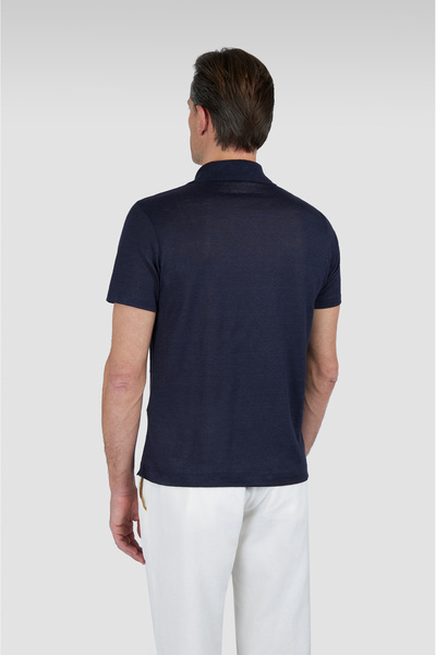 PAUL&SHARK Linen Polo Shirt with Buttons