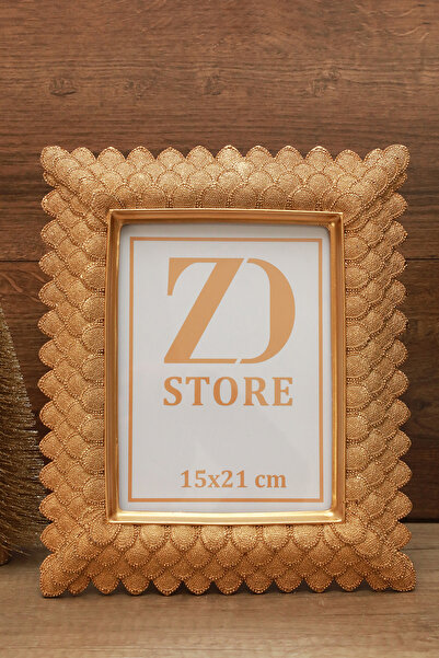 Store Zd 15x21 Lüks Fotoğraf Çerçevesi Sarı