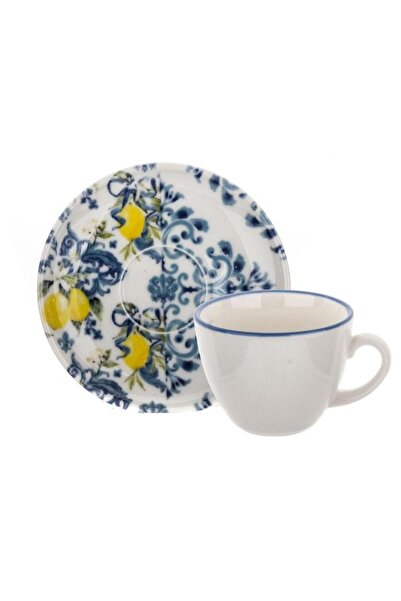 Digithome Luna 4 Parça 2 Kişilik Çay Seti Mavi TL4043288 C320.225