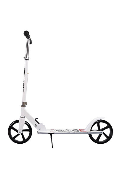 ACTION ONE Skull Rider folding scooter, white