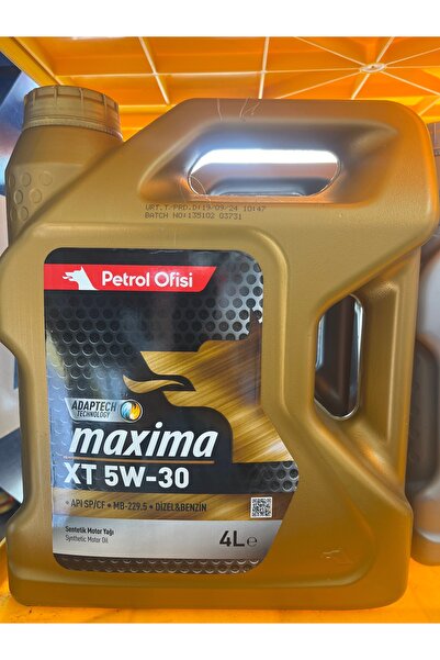 Petrol Ofisi Maxima Xt 5w-30 Motor Yağı 4 Litre 2024