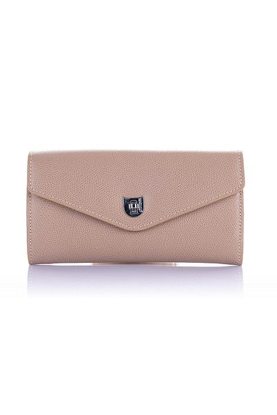 Getcho Mademoiselle Polina Women's Mink Buckle Long Cover Leather Look Multi-Eye Daily and Stylish Wallet Model