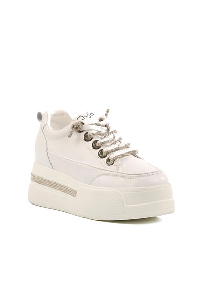 Guja White High Sole Women's Sneaker 25Y492 Z