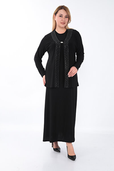 AfifeCOLLECTİON Anne Abiyelik Elbise İçli Dışlı İkili Elbise