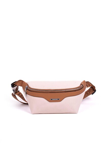 Silver Polo Bej - A.Taba SP1192 Geantă de talie pentru femei