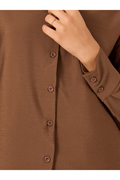 Styli Oversized Spread Collar Shirt and Wide Leg Pants Set