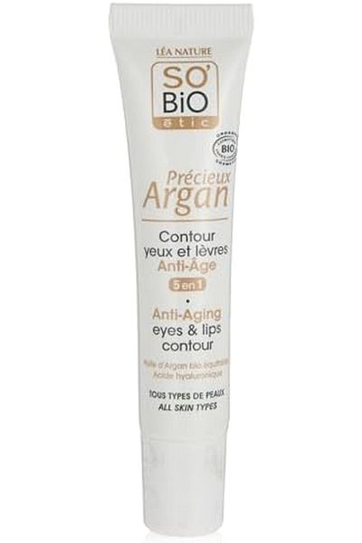 So'Bio Etic So Bio Etic Organic Argan Anti-Aging Eyes&Lips Contour 15ML