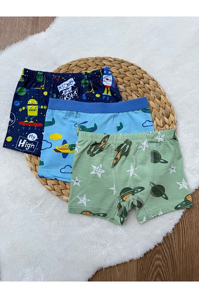 tunays shopping Boy's 3-Pack Boxers