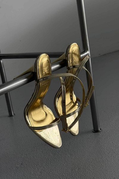 AYAKKABI PRENSİ Futz Ankle Strap Gold