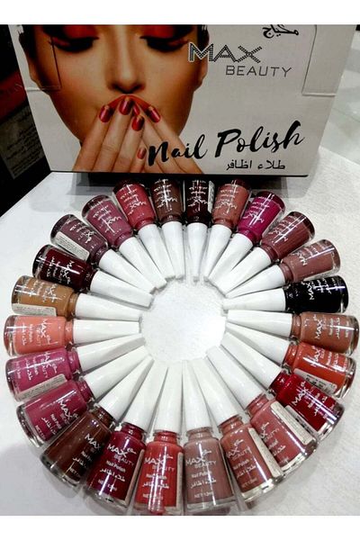 Flormar Beauty Nail Polish Set with 24 Pieces - Multi-Colored