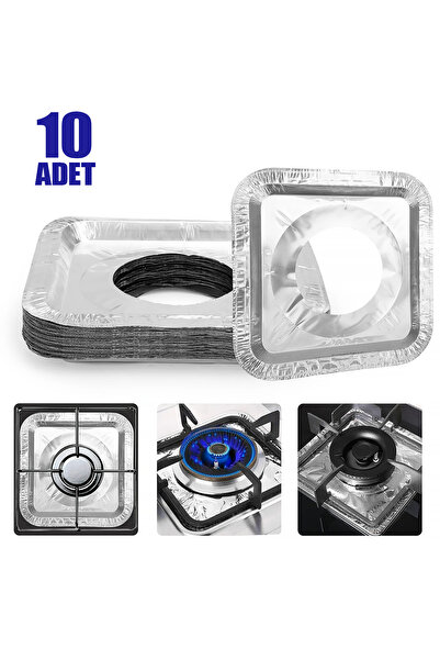 Soillium Ocak Üstü Yanmaz Koruyucu Leke Önleyici 10 Adet Isıya Dayanıklı Ocak...
