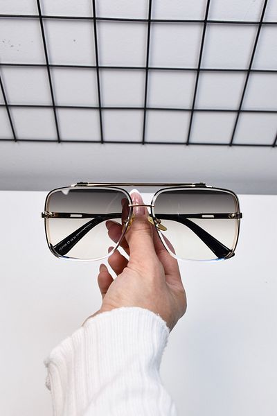 LOOKUP NEW 58 Ekartman Metal Steel Square Women Unisex Men Uv400 Protection Sunglasses
