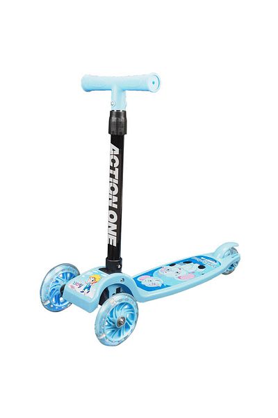 ACTION ONE Trotineta Funride cu roti luminoase, blue