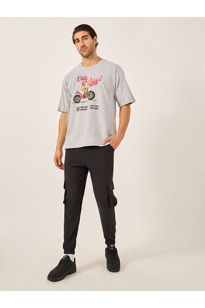 Styli Graphic Print Jersey Oversized T-Shirt